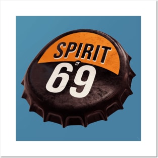 spirit of 69 bottle cap Posters and Art